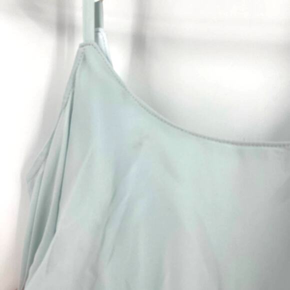 Show Me Your MuMu Caitlin Ruffle Maxi Dress Icy Blue Small NWT - Picture 6 of 8